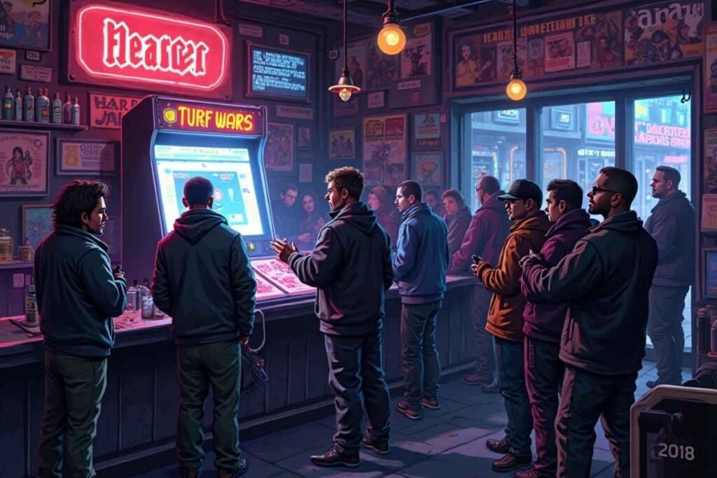 Cyberpunk 2077 Turf Wars Arcade Game