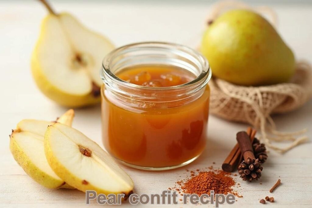Pear confit recipe