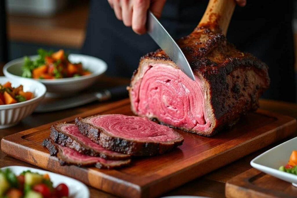 Dry aged prime standing rib roast