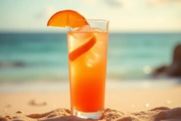Peach on the Beach Drink