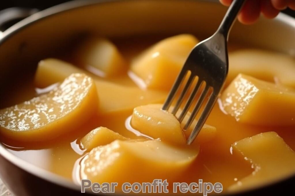 Pear confit recipe