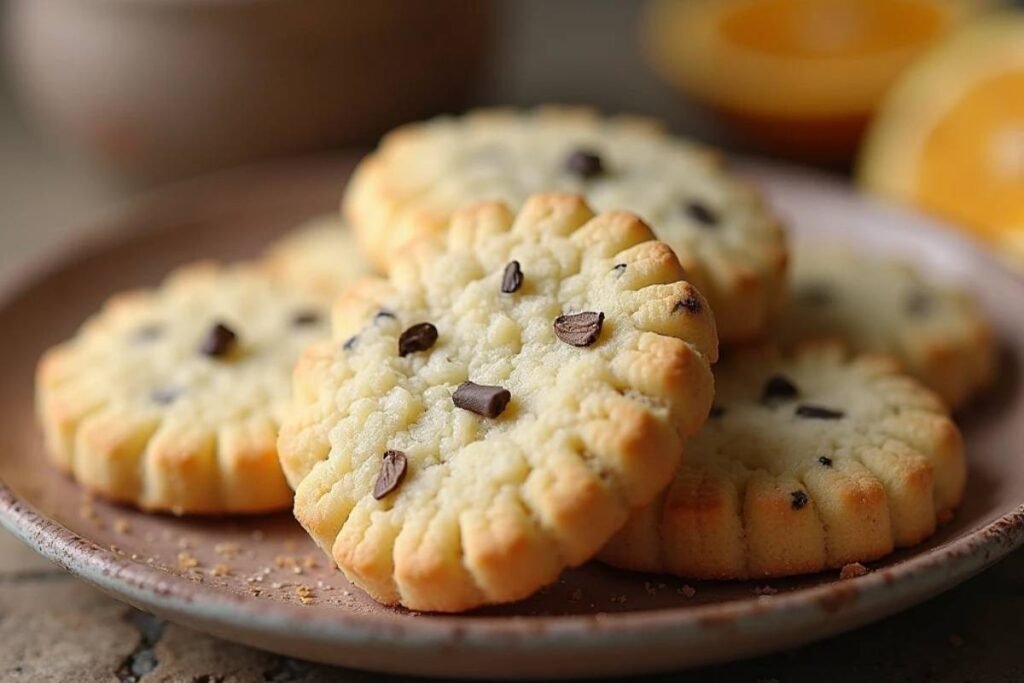 Shortbread cookies earl grey