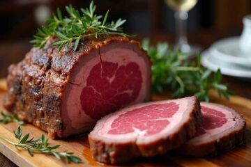 Dry aged prime standing rib roast