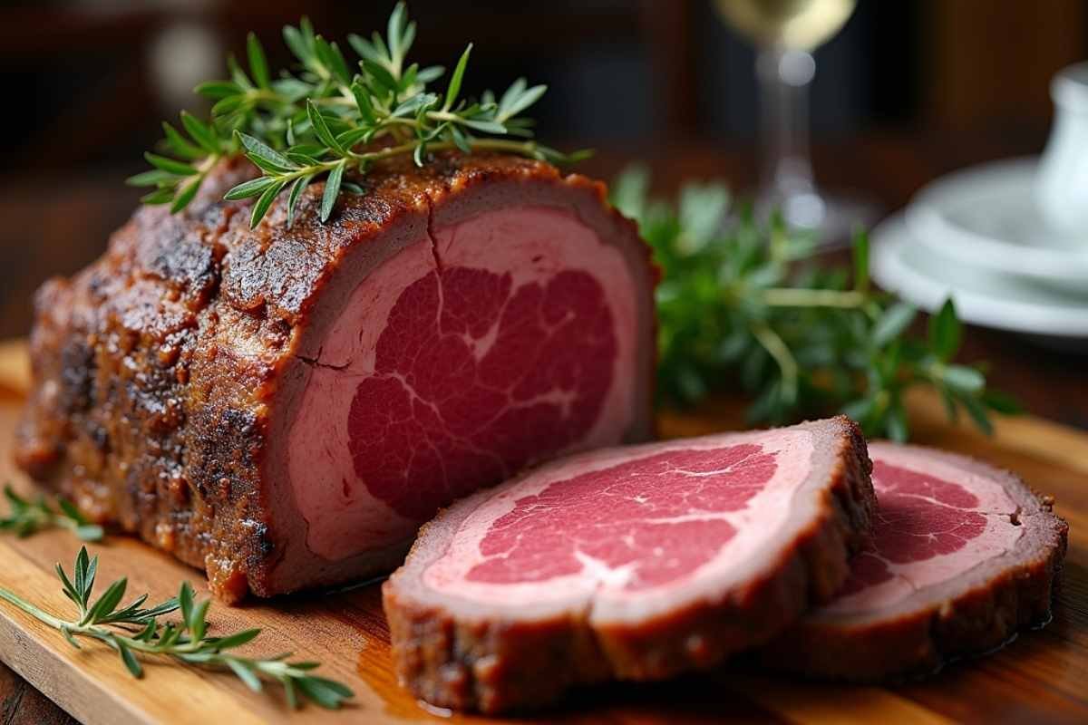 Dry aged prime standing rib roast