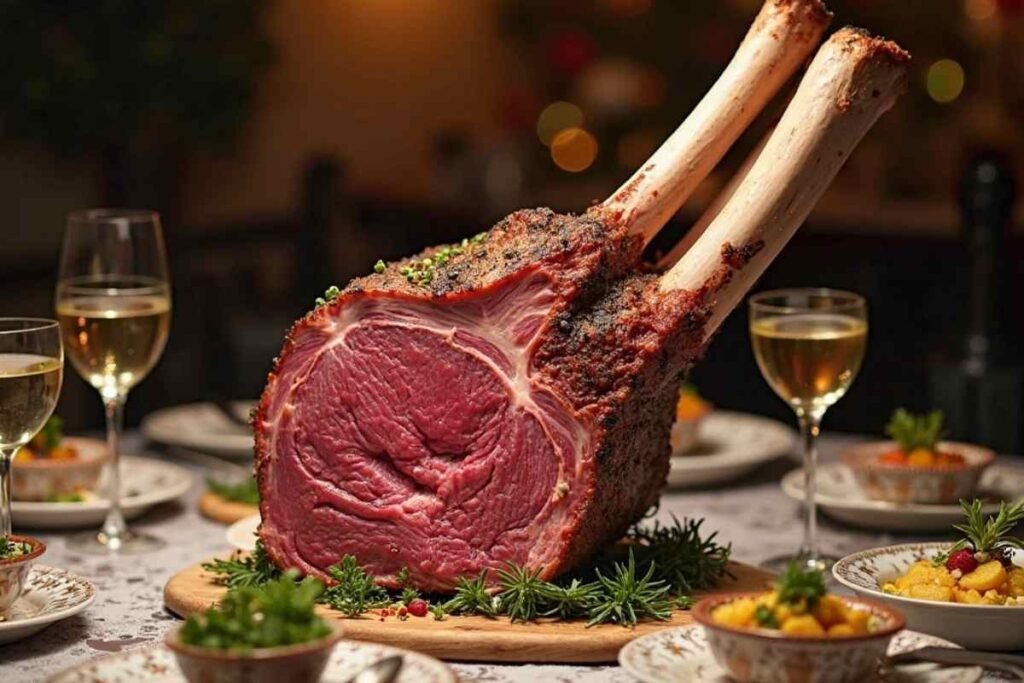 Dry aged prime standing rib roast