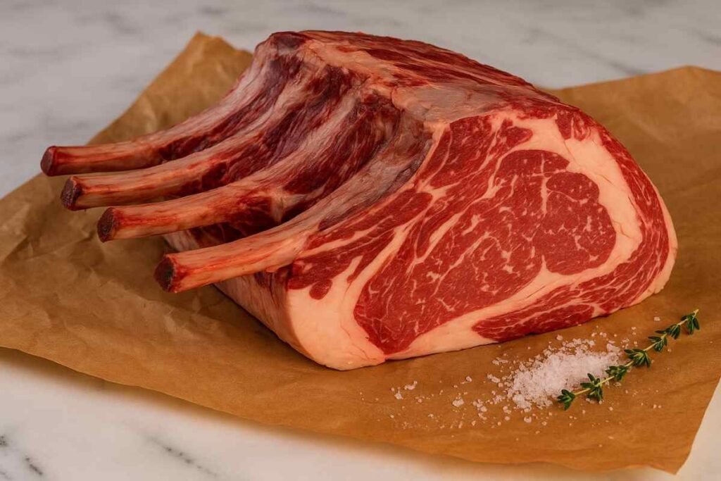 Dry aged prime standing rib roast