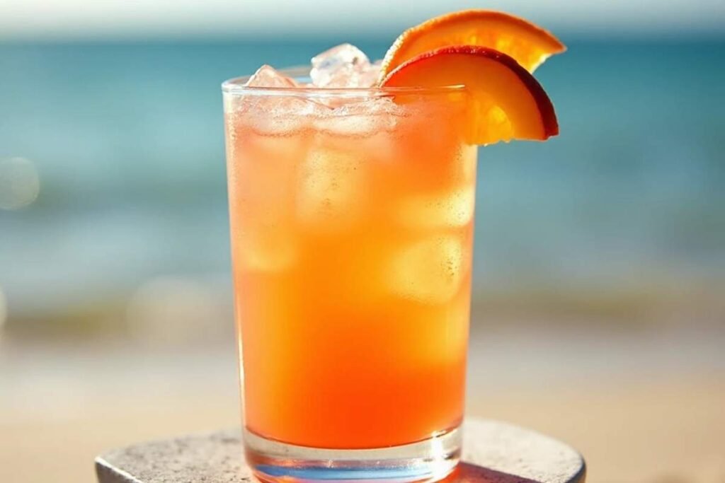 Peach on the Beach Drink