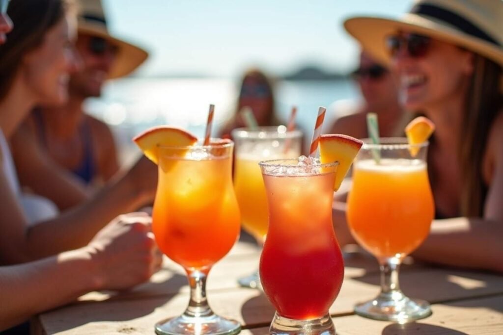 Peach on the Beach Drink